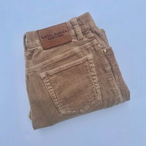 Ralph Lauren Women’s Tan Corduroy Pants Petite 4P